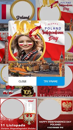 Poland Independence Day Frame Screenshot 2