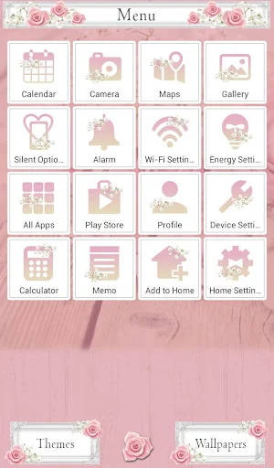 Roes Bouquet Theme Screenshot 1