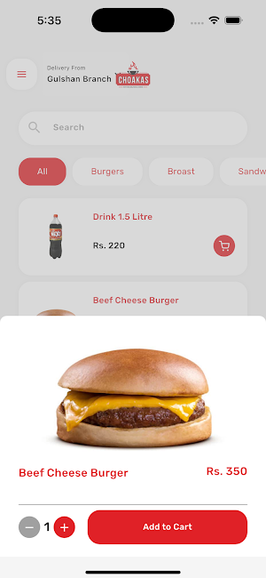 Choakas Fast Food Screenshot 1