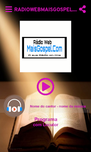 Rádiowebmaisgospel.com Screenshot 1