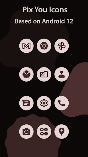 Pix You Bistre Light Icons Screenshot 0