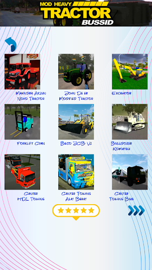 Mod Heavy Tractor Bussid Screenshot 3