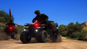 America Police Quad Atv Driver Screenshot 2