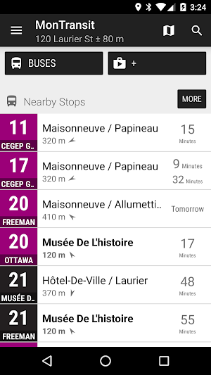 Gatineau STO Bus - MonTransit Screenshot 0