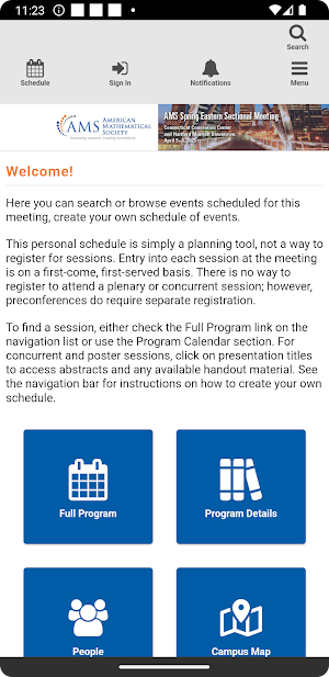 AMS Spring 2025 Eastern Screenshot 1
