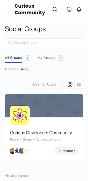 Curious Community Screenshot 0