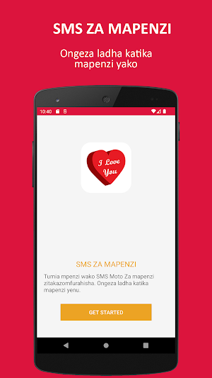 SMS ZA MAPENZI Screenshot 0
