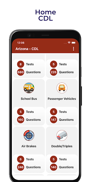 Arizona AZ CDL Practice Test Screenshot 0