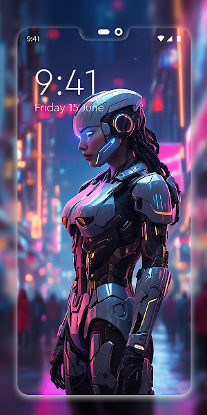 Wallpaper Cyberpunk - AI Screenshot 0