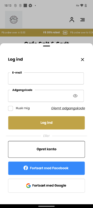Cafe Salt & Sødt Screenshot 1