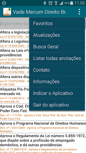 Vade Mecum Direito Brasil Screenshot 1