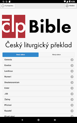 Bible, Český liturgický překlad Screenshot 3