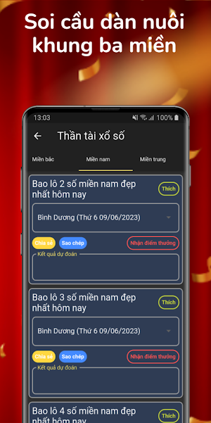 Thần Tài Xổ Số - Soi Cầu 24/7 Screenshot 3