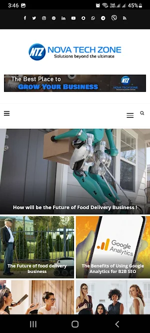 Business Blog by NovaTechZone Screenshot 1