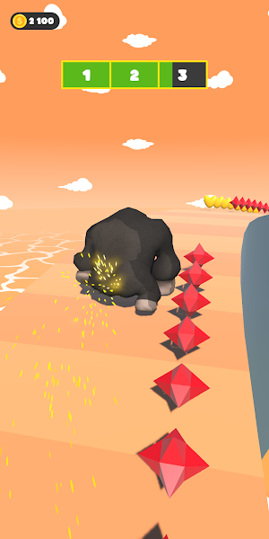 oggy oggy fighting monster Screenshot 1