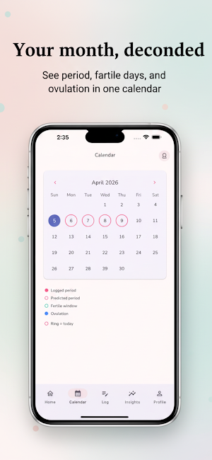 Cyra Ai Period Tracker Screenshot 2