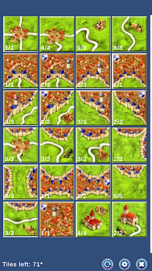 Carcassonne Tiles Counter Screenshot 0