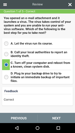1D0-61A All-in-One Exam Screenshot 3
