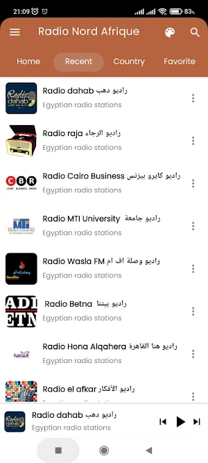 Radios Afrique du Nord Screenshot 1