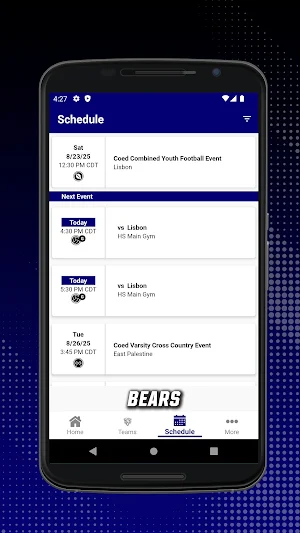 Leetonia Bears Athletics Screenshot 1