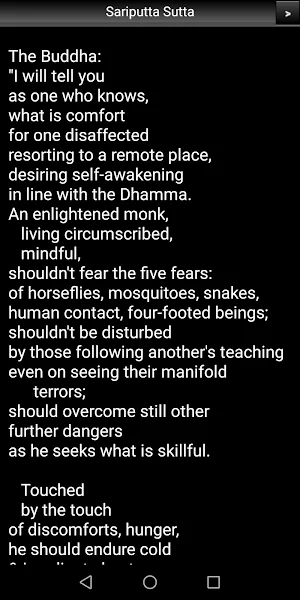 Sariputta Sutta - Buddhism Screenshot 2