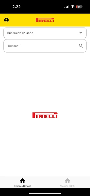 Inventario Pirelli Screenshot 2