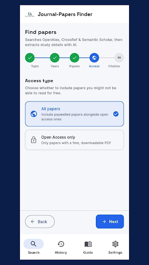 Journal-Papers Finder Screenshot 2