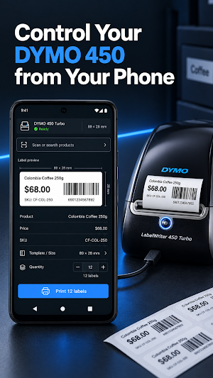 Scan Print Labels for DYMO 450 Screenshot 0