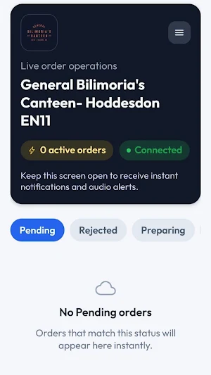 GBC: Restaurant App Screenshot 0