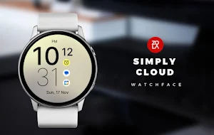 Simply Cloud Watch Face Screenshot 0