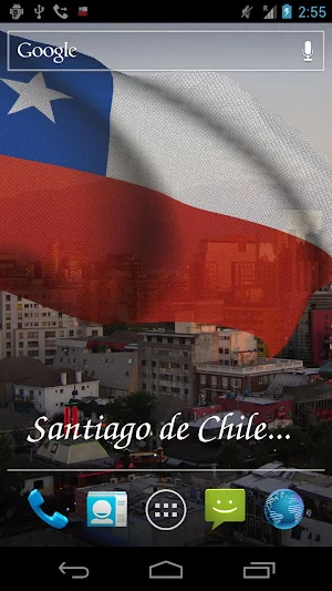 Chile Flag Live Wallpaper Screenshot 3