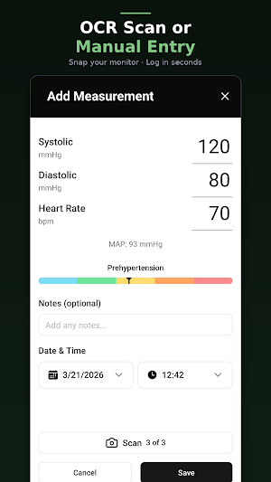 Blood Pressure Tracker: BP Log Screenshot 1