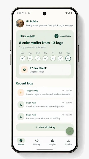CalmWalk Screenshot 1