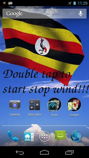 Uganda Flag Screenshot 0