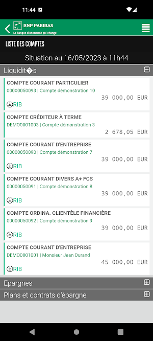 BNP Paribas Réunion Screenshot 2