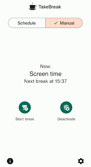 TakeBreak: Break timer Screenshot 2