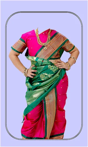 Girls Saree Photo Editor App Screenshot 0