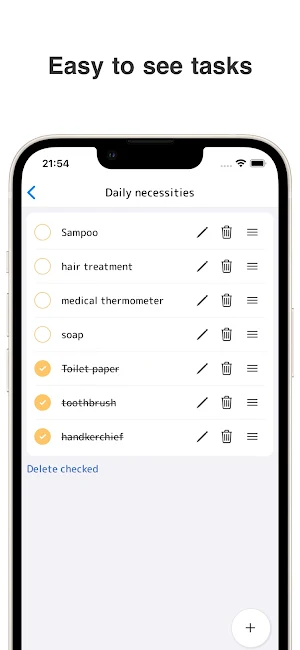 Grocery Shopping List Simple Screenshot 2