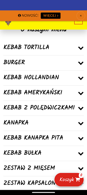 BDSTAR KEBAB Dąbrowa Tarnowska Screenshot 0