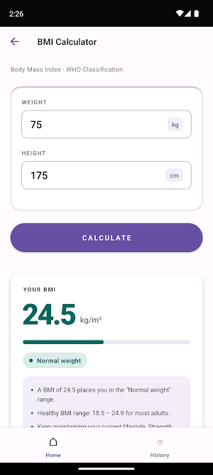 BodyMath Screenshot 2