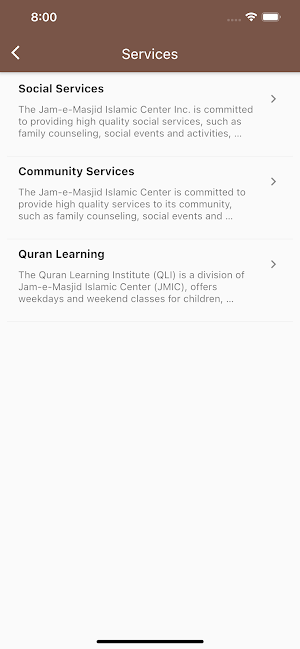 JMIC Masjid Screenshot 1