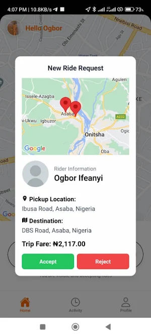 Clare Driver Screenshot 1