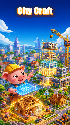 Piglet City Craft Screenshot 2