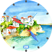 Seaside Village Watch Face