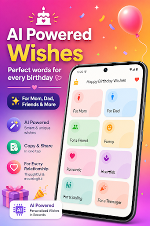 Happy Birthday Wishes AI Screenshot 0