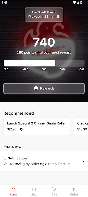 Fire Bowl Hibachi Screenshot 0