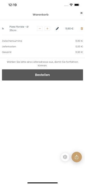 Tyros Pizza Screenshot 2