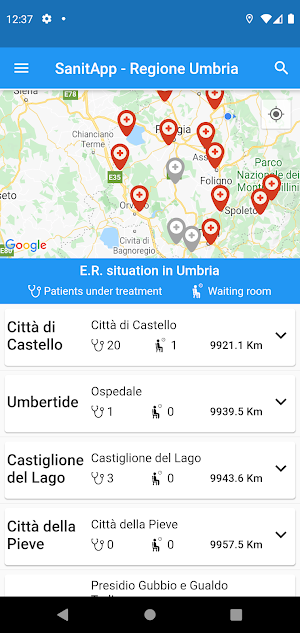 SanitApp - Regione Umbria Screenshot 0
