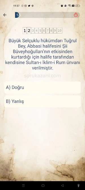 Soru Kazanı Screenshot 2