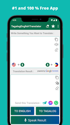 Tagalog English Translator Pro Screenshot 0